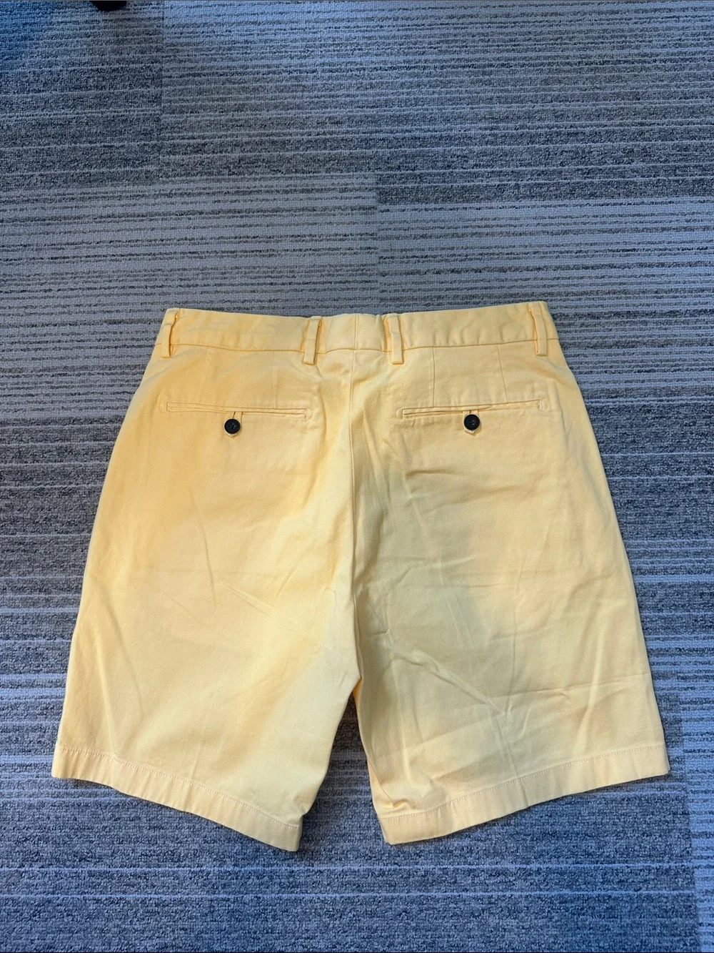 Bonobos Yellow Flat-Front Chino Shorts